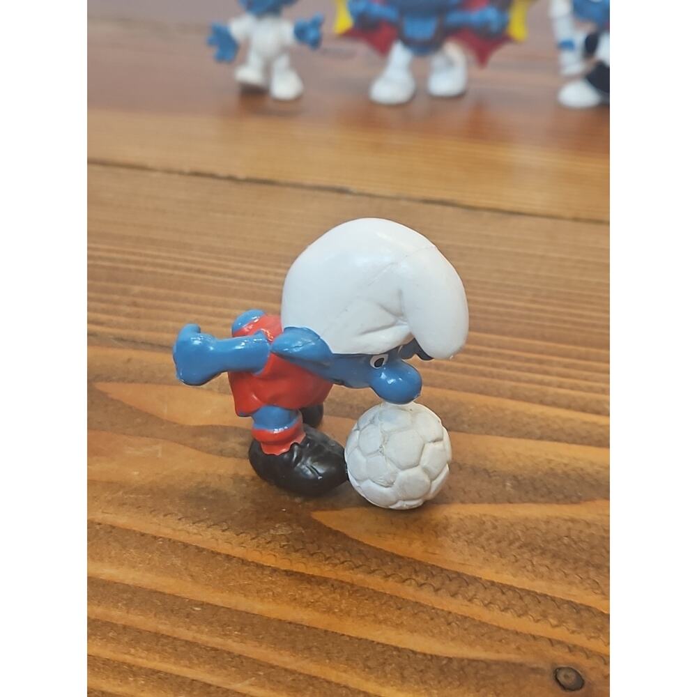Lot Of 6 Smurfs Figurines Peyo Schleich Vintage Collectable Toys - Picture 9 of 16